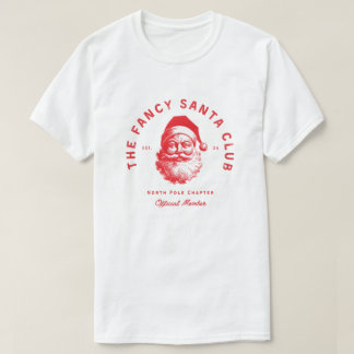 ‘The Fancy Santa Club’ - Christmas Art Print  T Shirt