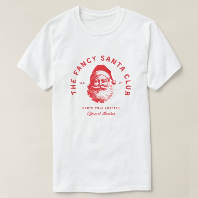 ‘The Fancy Santa Club’ - Julkonsttryck  T Shirt (Design framsida)