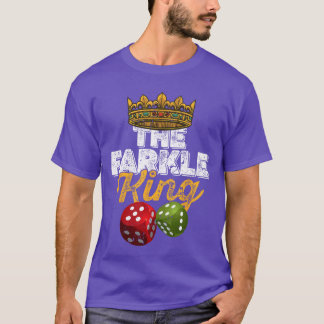 The Farkle King Farkle tärningsspel vän rolig vint T Shirt