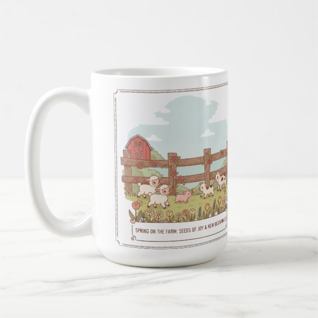 the farms animals  kaffemugg (Vänster)