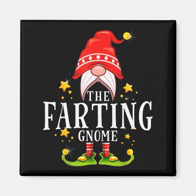 The Farting Gnome Christmas Matching  Magnet (Framsidan)