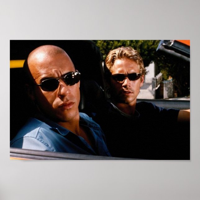 The Fast and the furious Poster (Framsidan)