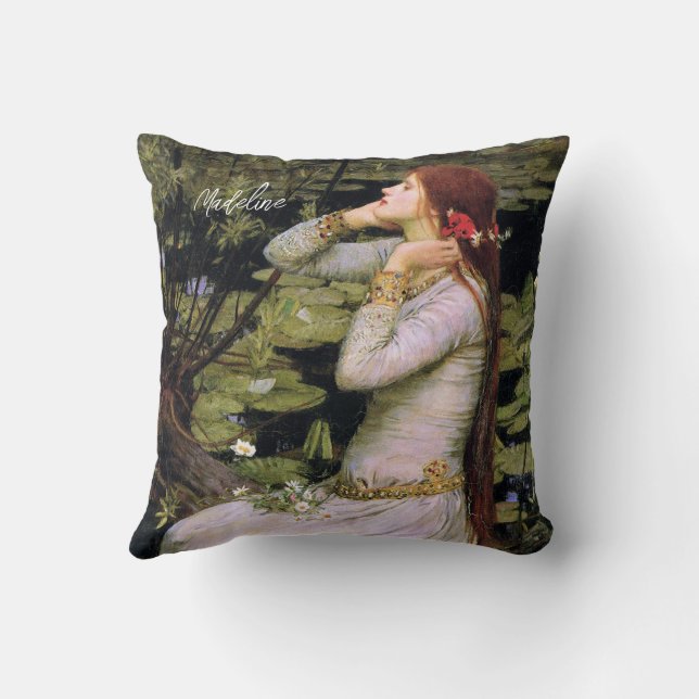 The Fate of Ophelia Customizable Text  Kudde (Baksida)