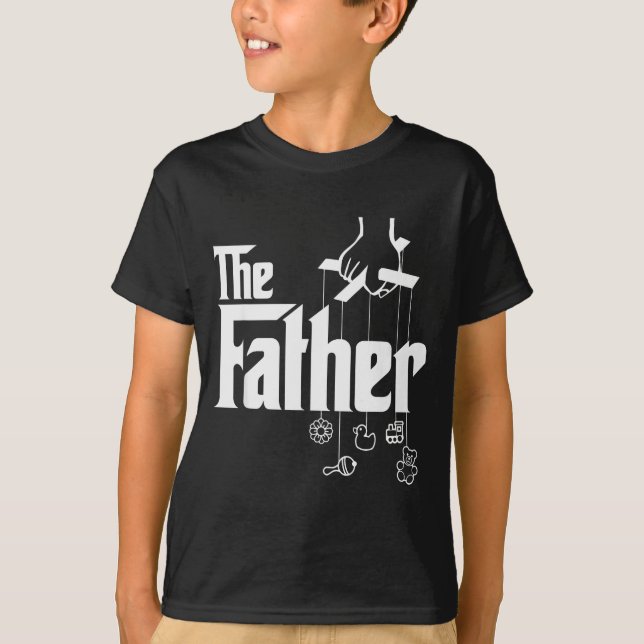 The Father! First Time Father's Day, New Dad Gift  T Shirt (Framsida)