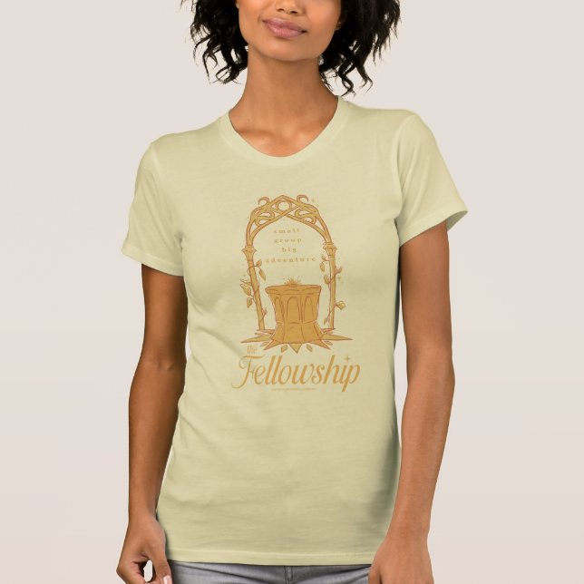 The Fellowship - Small Group, Big Adventure T Shirt (Framsida)