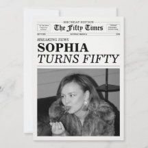 The Fifty Times Newspaper 50-årsfirande