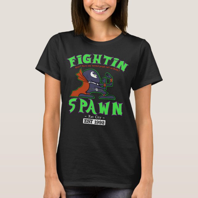 The Fightin Spawn T Shirt (Framsida)