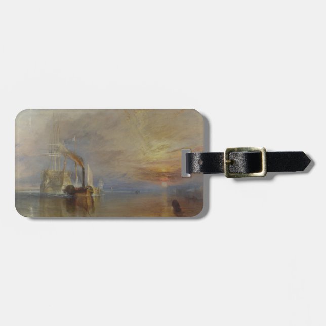 The Fighting Temeraire (av J.M.W. Turner) Bagagebricka (Horisontell Framsida)