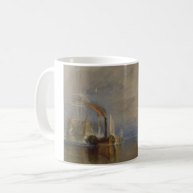 The Fighting Temeraire (av J.M.W. Turner) Kaffemugg (Framsida vänster)