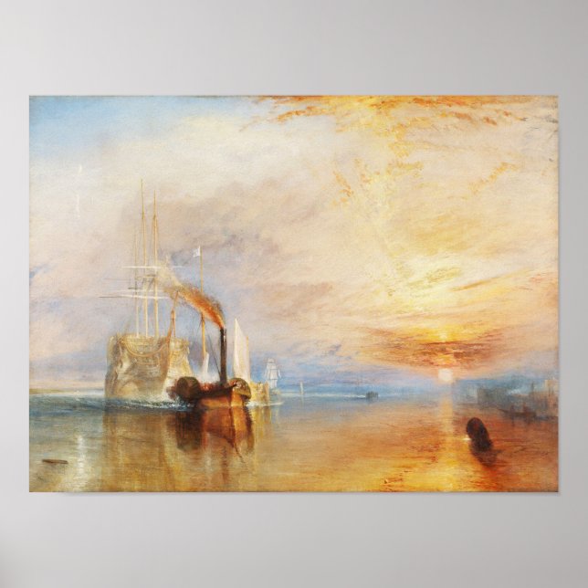 The Fighting Temeraire, efter artisternas Turner,  Poster (Framsidan)