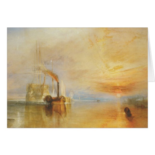 The Fighting Temeraire Hälsningskort (Framsidan Horizontal)