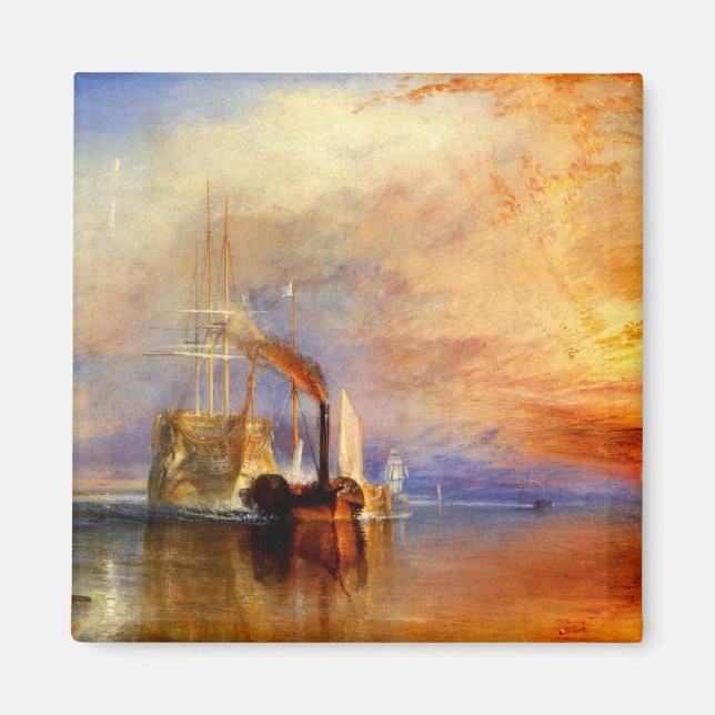 The Fighting Temeraire, J. M. W. Turner Magnet (Framsidan)