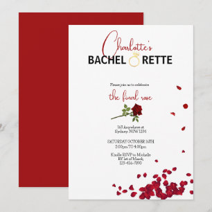 The Final Rose Bachelorette-inbjudan Inbjudningar