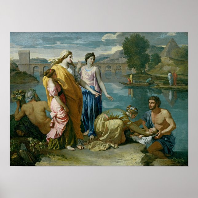 The Finding of Moses, 1638 Poster (Framsidan)