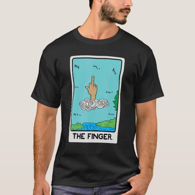 The Finger Joker or   Person T Shirt (Framsida)