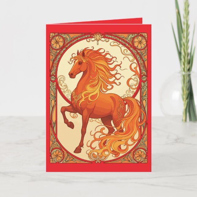 The Fire Horse Kort (Framsida)