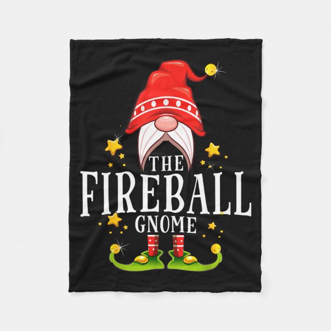 The Fireball Gnome Christmas Matching  Fleecefilt (Framsidan)
