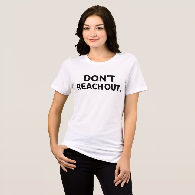 The Firewall Uniform | Don't Reach Out Operator T Shirt (Framsida Full)