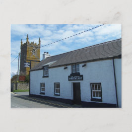 The First & Last Pub i England, Sennen, Cornwall. Vykort