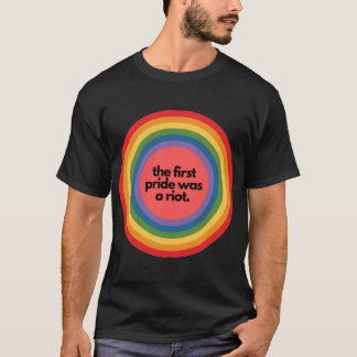 The first pride was a riot vintage t shirt