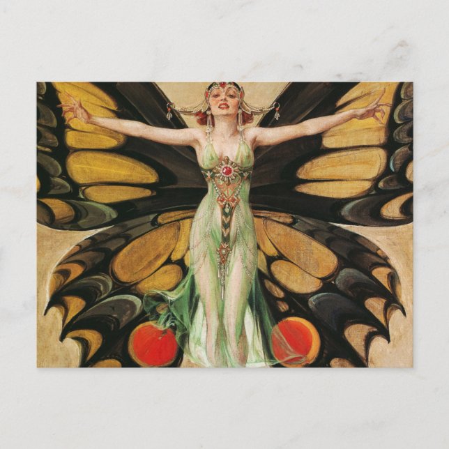 The Flapper, 1922 av Joseph Christian Leyendecker Vykort (Framsida)