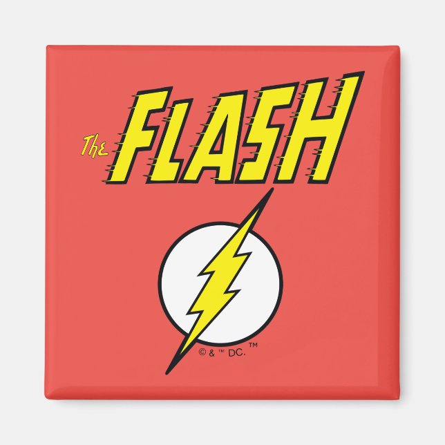The Flash Name & Lightning Bolt Logo Magnet (Framsidan)