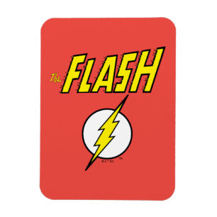 The Flash namn & Blixtlogotyp Magnet