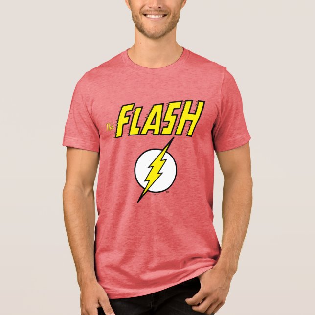 The Flash namn & Blixtlogotyp T Shirt (Framsida)
