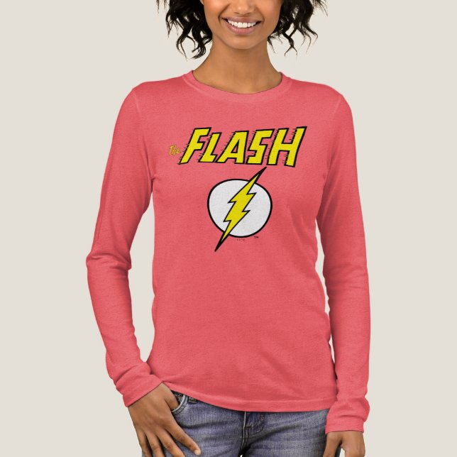 The Flash namn & Blixtlogotyp T Shirt (Framsida)