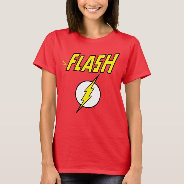 The Flash namn & Blixtlogotyp T Shirt (Framsida)