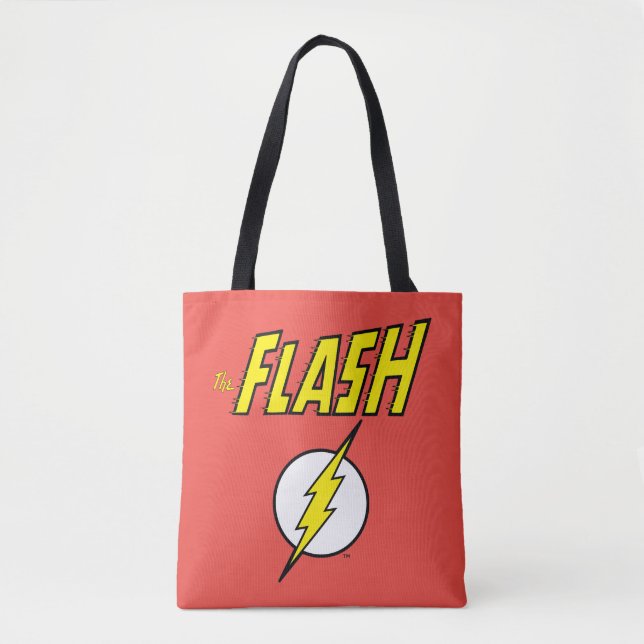 The Flash namn & Blixtlogotyp Tygkasse (Framsida)