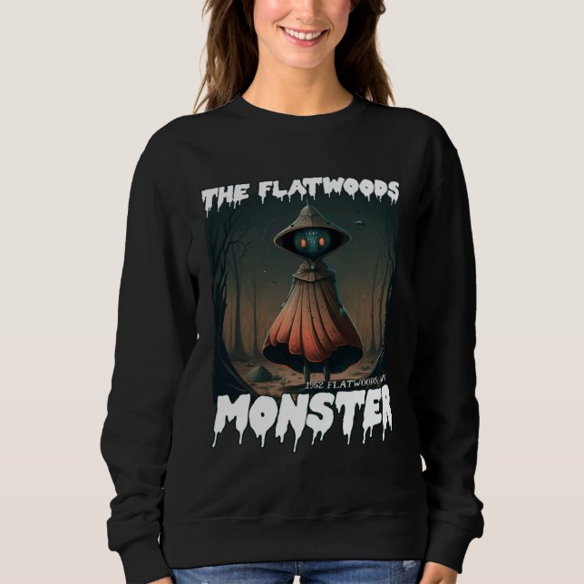 The Flatwoods Monster 1952 Creepy Scary Cryptid Le T Shirt (Framsida)