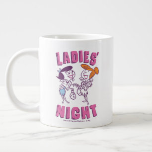 The Flintstones   Betty & Wilma - Damernas kväll Jumbo Mugg