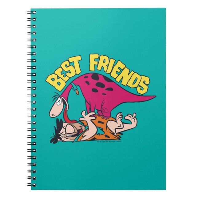 The Flintstones | Fred & Dino - Bästa vänner Anteckningsbok (Framsidan)