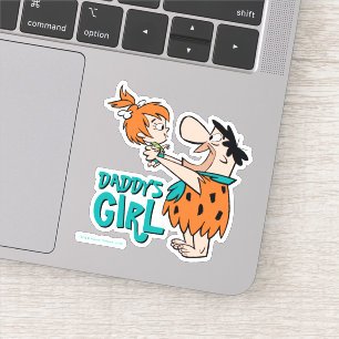 The Flintstones   Fred & Pebbles - Daddy's Girl Klistermärken
