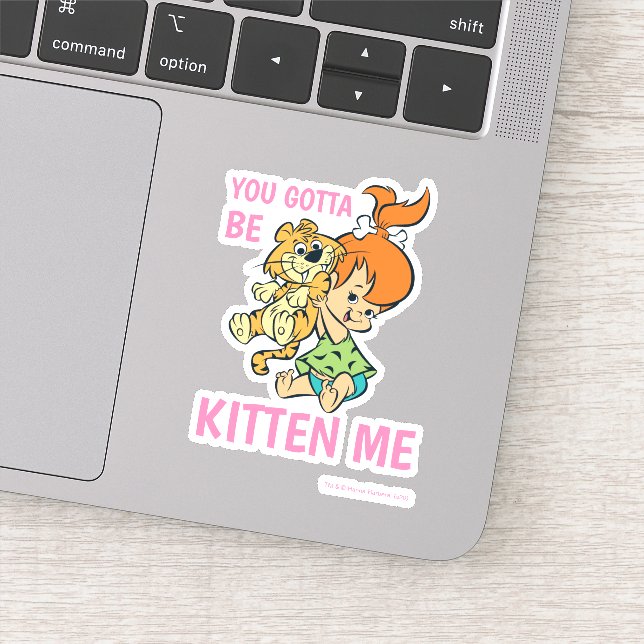 The Flintstones | Pebbles & Her Tiger Klistermärken (Detalj)