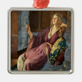 The Flirty Minx (av John Collier) Julgransprydnad Metall