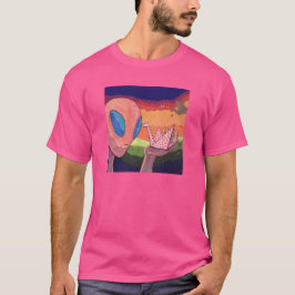The Floating Memories - Aliens and Origami Cranes T Shirt