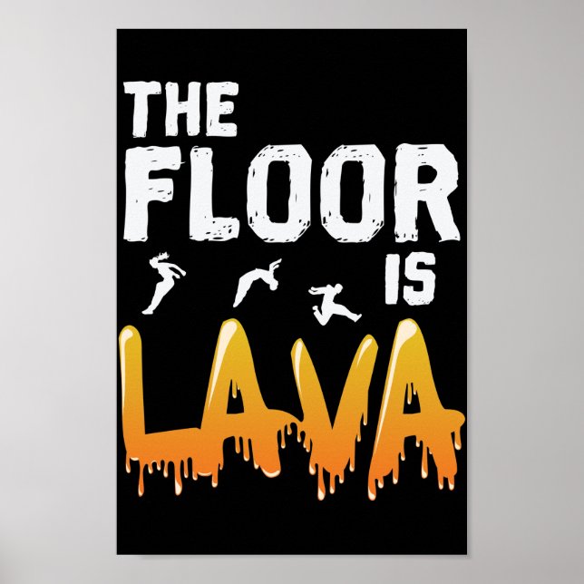 The Floor is Lava Poster (Framsidan)