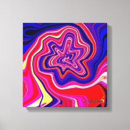 The flower in my garden canvastryck