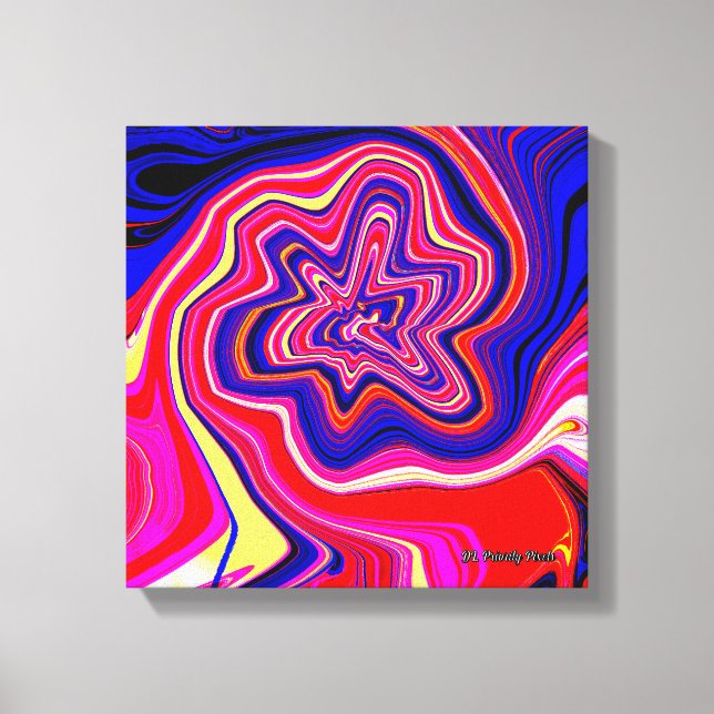 The flower in my garden canvastryck (Framsida)