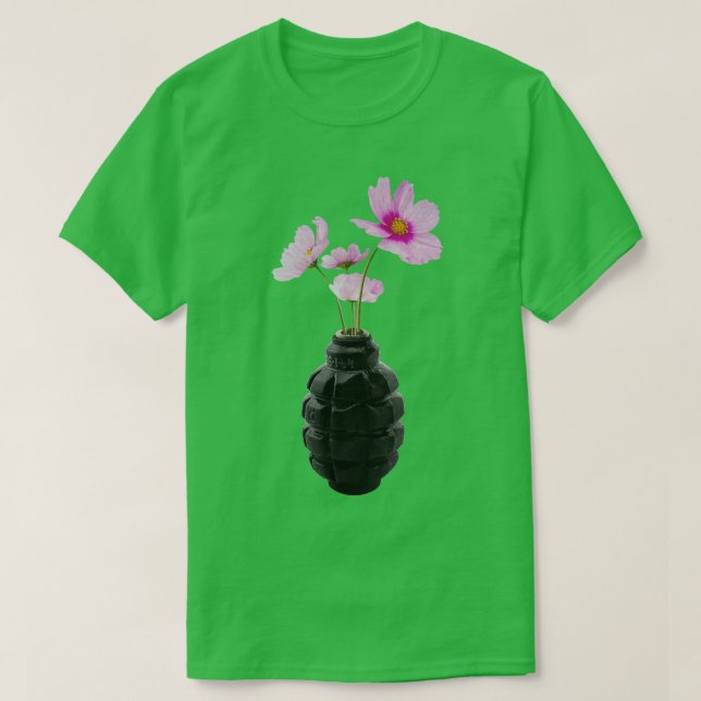 the flower of peace design sticker t shirt (Design framsida)