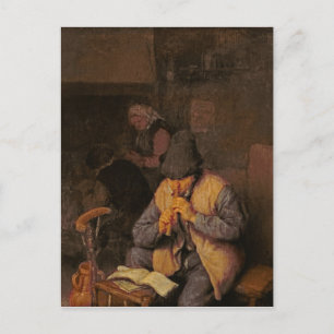 The Flute Player, 1700-talet Vykort