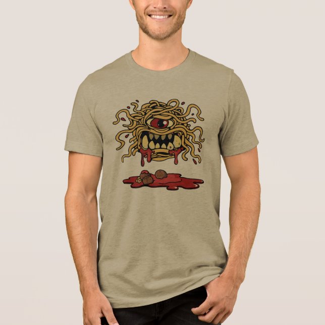 The flying spaghetti monster t shirt (Framsida)