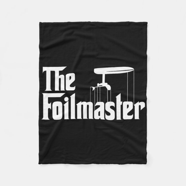 The Foilmaster - Roligt E-foil Foilboard Surfing G Fleecefilt (Framsidan)