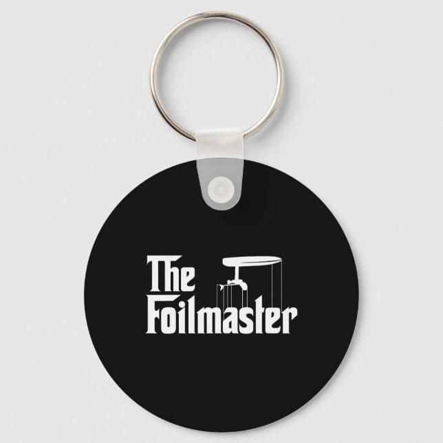 The Foilmaster - Roligt E-foil Foilboard Surfing G Nyckelring (Framsida)