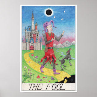 The Fool tarotkortet Poster