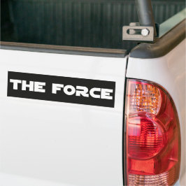 The Force™ Bumper Sticker Bildekal