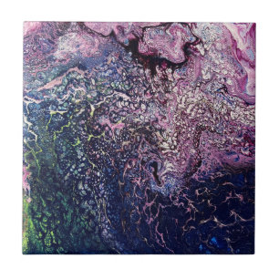 "The Force" Ceramic Tile av Johnson Abstrakt Art Kakelplatta