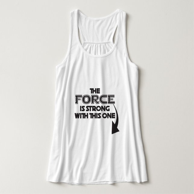 The FORCE Maternity Tank Top Linne Med Racerback (Design framsida)